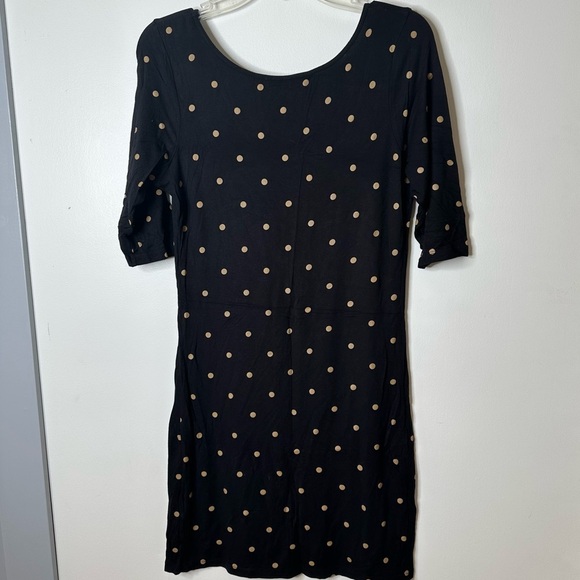 Le chateau black and gold polka dot dress - Picture 3 of 9